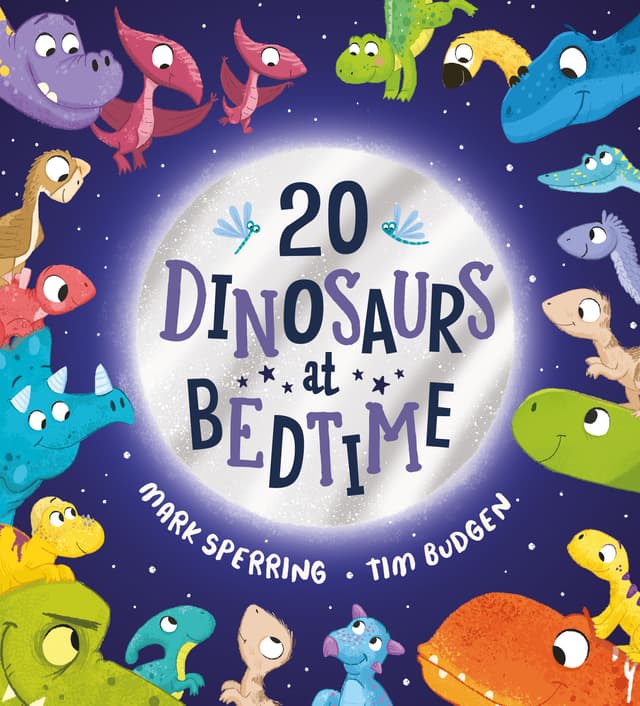 20 Dinosaurs At Bedtime cover